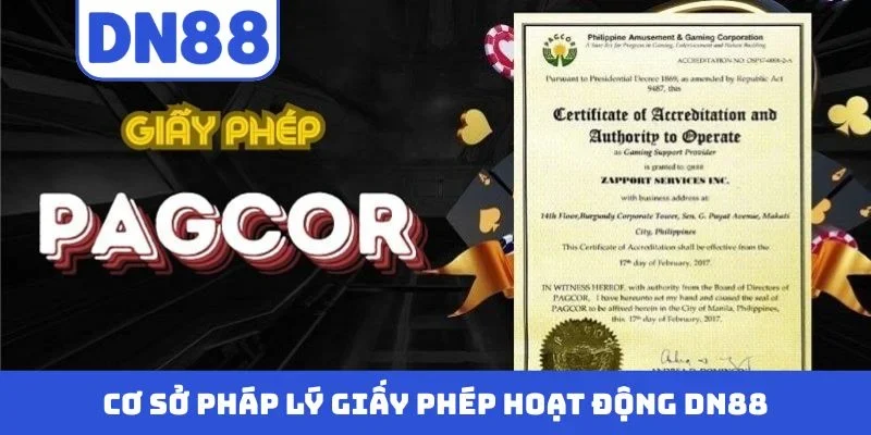 Cơ sở pháp lý giấy phép hoạt động DN88